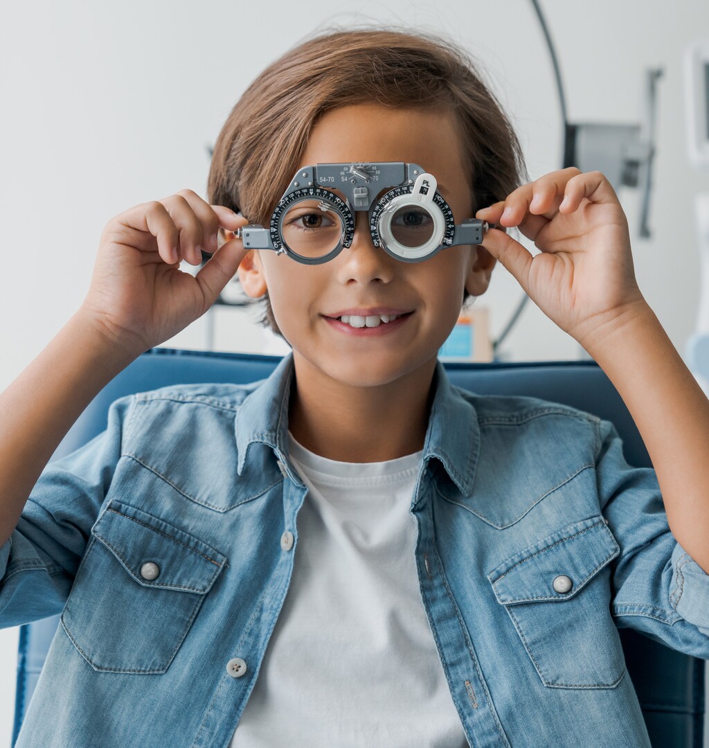 Revisión visual para niños